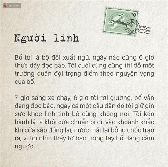 Ngày của bố, hãy đọc những mẩu truyện rất nhỏ này để thấy thương bố nhiều hơn - Ảnh 10.
