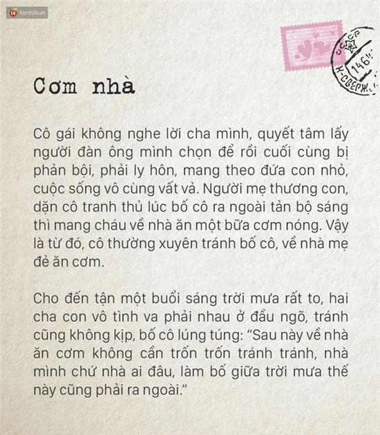Ngày của bố, hãy đọc những mẩu truyện rất nhỏ này để thấy thương bố nhiều hơn - Ảnh 7.