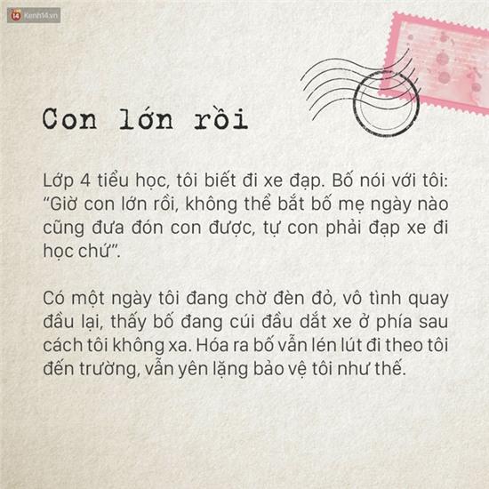 Ngày của bố, hãy đọc những mẩu truyện rất nhỏ này để thấy thương bố nhiều hơn - Ảnh 8.