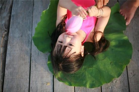 bộ ảnh, em bé, Na My, đốn tim cư dân mạng, sen, trong trẻo, Gia Lâm