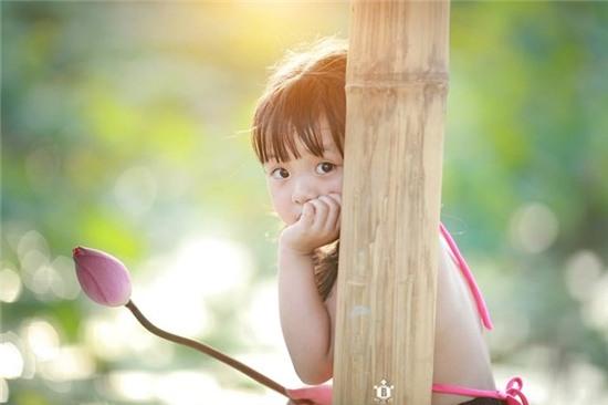 bộ ảnh, em bé, Na My, đốn tim cư dân mạng, sen, trong trẻo, Gia Lâm