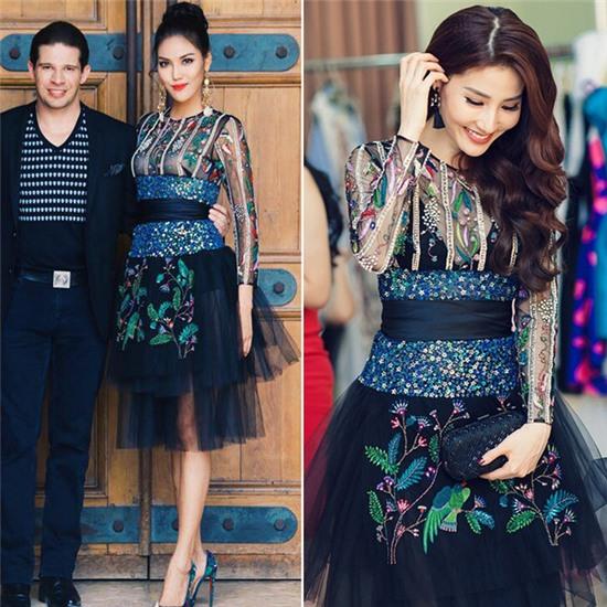 Đụng hàng với các mỹ nhân khác, bộ ba của The Face Việt có đẹp hơn? - Ảnh 3.