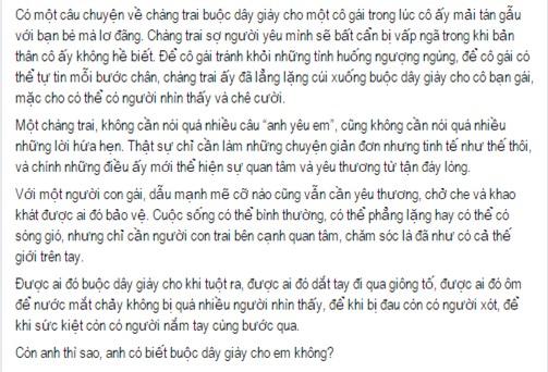 con gái thích được buộc dây giày