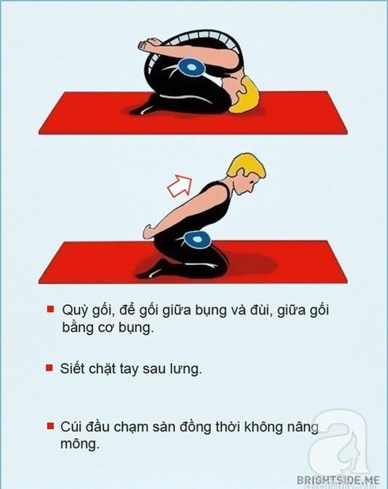 bài tập cho bạn tư thế đúng