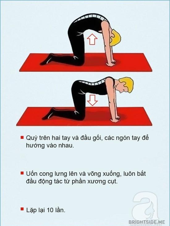 bài tập cho bạn tư thế đúng