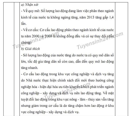 đáp án địa lý, đáp án môn địa lý, đáp án đề thi địa lý, đáp án địa lý THPT quốc gia 2016, đáp án địa lý 2016, kỳ thi THPT quốc gia 2016