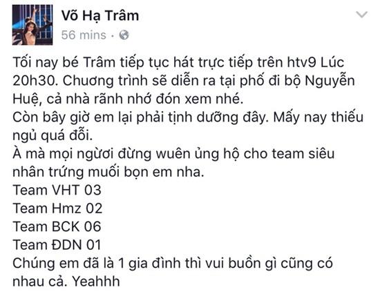 Võ Hạ Trâm phủ nhận việc chia bè phái ở Gương mặt thân quen - Ảnh 1.