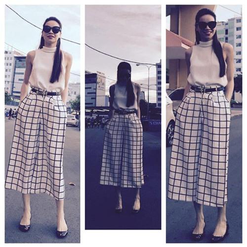 Mùa hè diện đồ công sở sang chảnh với quần ống rộng - 13