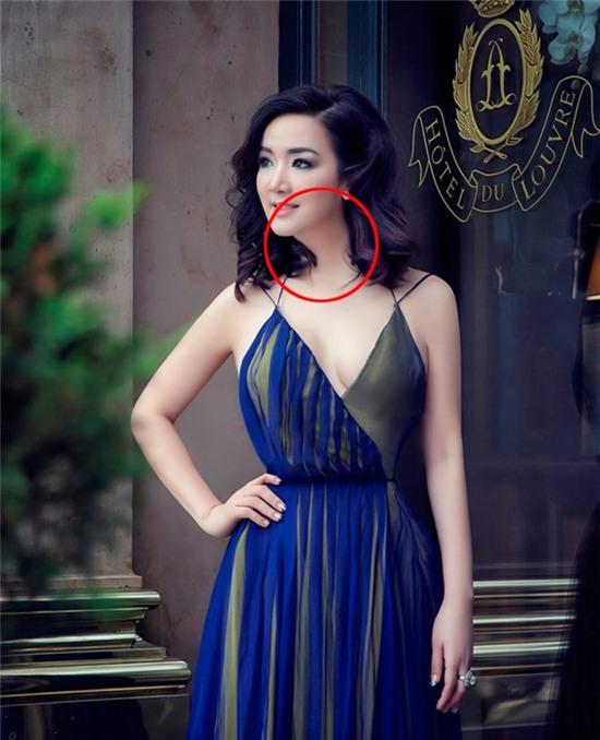 Hoa hậu Đền Hùng Giáng My gây khó hiểu với ngoại hình sai sự thật do photoshop quá đà - Ảnh 2. Hoa hậu Đền Hùng Giáng My gây khó hiểu với ngoại hình sai sự thật do photoshop quá đà - Ảnh 2.