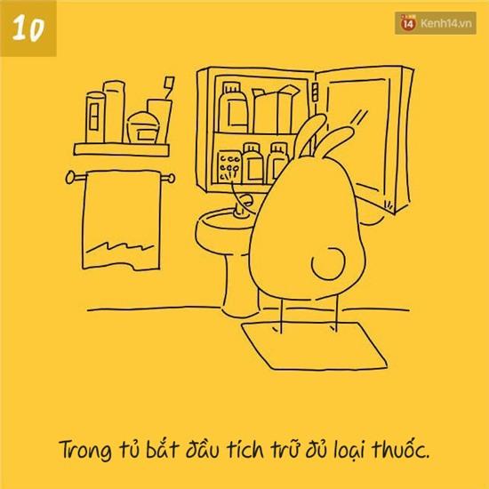 Bộ tranh: Một ngày, bỗng chúng ta nhận ra các dấu hiệu chứng tỏ mình đã già! - Ảnh 10.