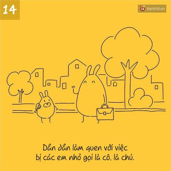Bộ tranh: Một ngày, bỗng chúng ta nhận ra các dấu hiệu chứng tỏ mình đã già! - Ảnh 14.