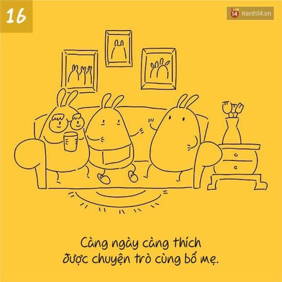Bộ tranh: Một ngày, bỗng chúng ta nhận ra các dấu hiệu chứng tỏ mình đã già! - Ảnh 16.