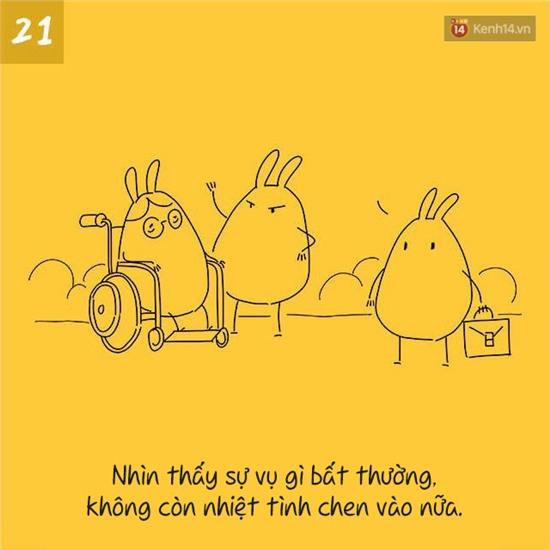 Bộ tranh: Một ngày, bỗng chúng ta nhận ra các dấu hiệu chứng tỏ mình đã già! - Ảnh 21.