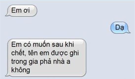 tin nhắn tỏ tình