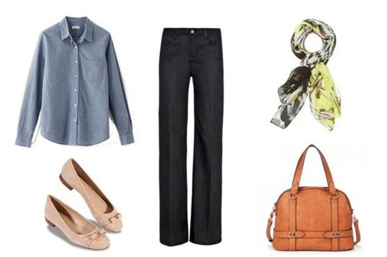 6 cong thuc mua he voi quan jeans cho co nang cong so hinh anh 6