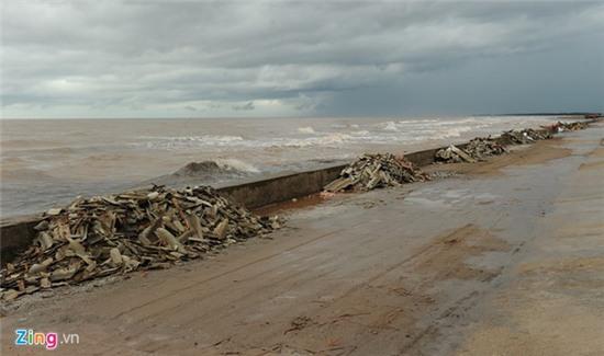 Cảnh hoang tàn khi bão số 1 quét qua Nam Định - Ảnh 7.
