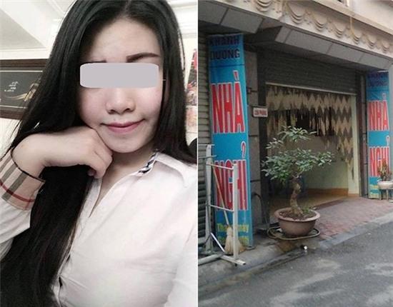 thiếu nữ rơi từ tầng 5, thiếu nữ vào nhà nghỉ, thiếu nữ tử vong khi rơi từ nhà nghỉ