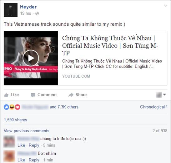 Thực hư chuyện DJ bản remix We Dont Talk Anymore tố Sơn Tùng đạo nhạc - Ảnh 1.