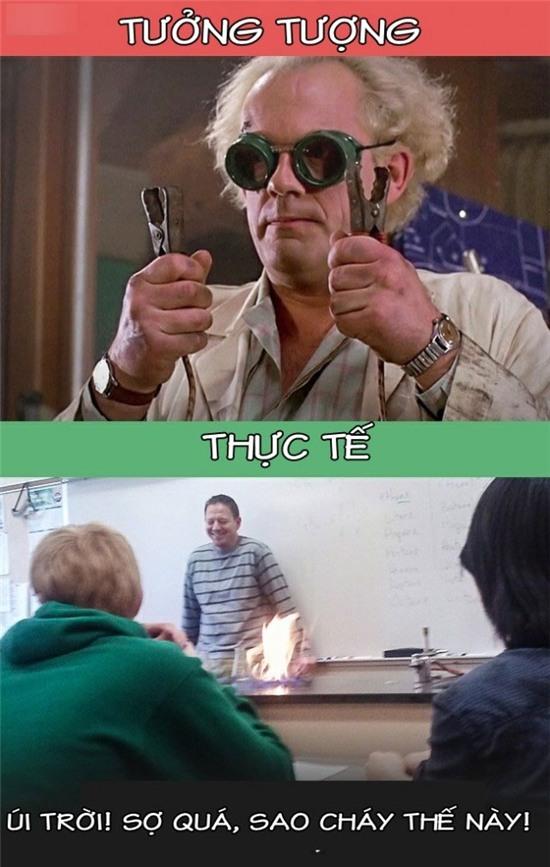 Nhà khoa học: Tưởng tượng và thực tế hoàn toàn khác biệt.