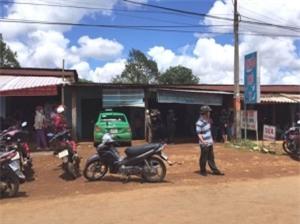 Khu nhà trọ - nơi chị L. bị sát hại.