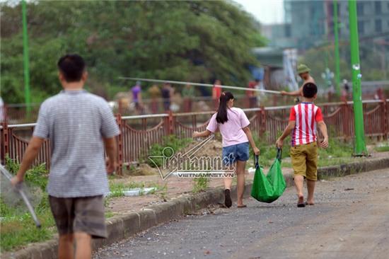 bão số 3, câu cá, sông Tô Lịch