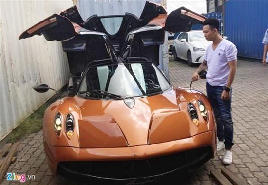 Sieu xe Pagani Huayra hon 80 ty cua Minh Nhua ve Viet Nam hinh anh 1