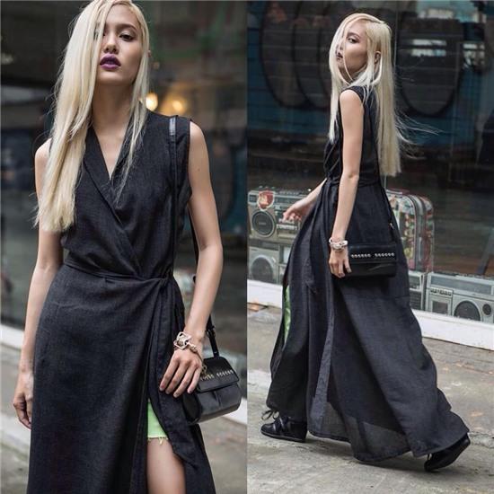 cao 1m54, co gai nay van co phong cach thoi trang an tuong - 1