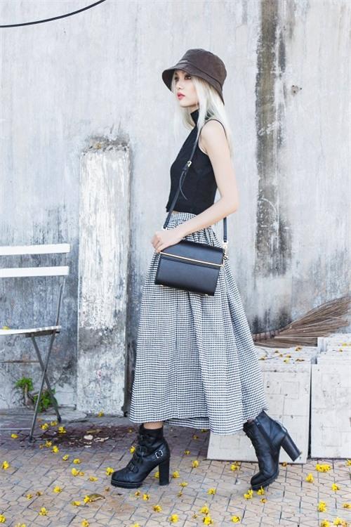 cao 1m54, co gai nay van co phong cach thoi trang an tuong - 4