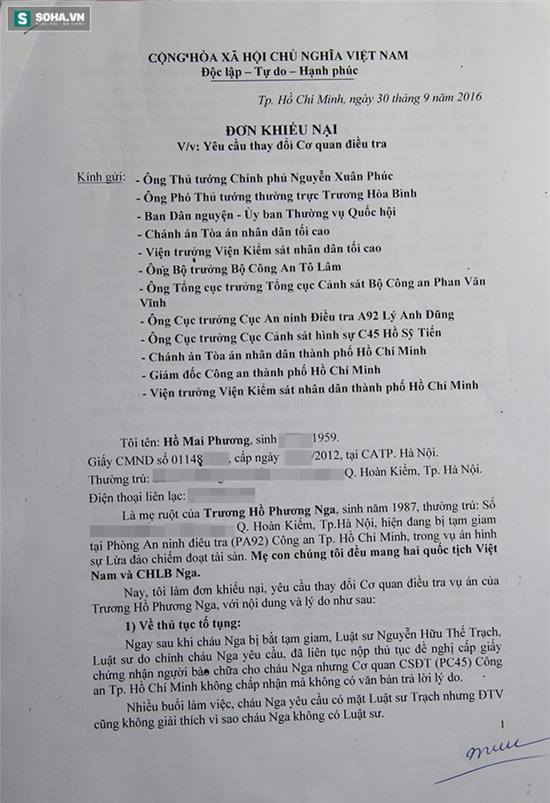 Mẹ hoa hậu Phương Nga yêu cầu thay đổi cơ quan điều tra - Ảnh 2.