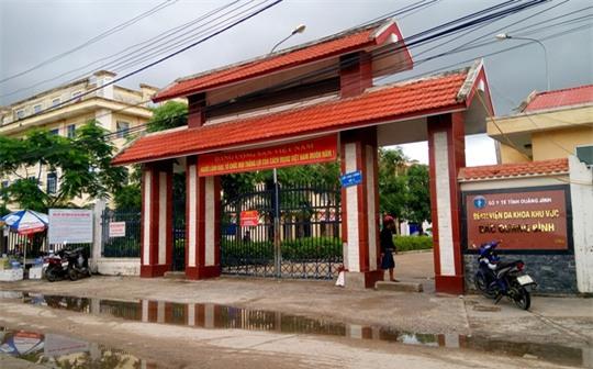 Bệnh viện Đa khoa khu vực Bắc Quảng Bình, nơi xảy ra vụ việc