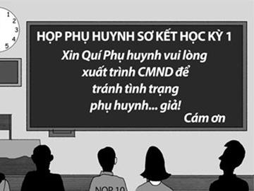 Bi hài teen thuê 'bố mẹ' đi họp phụ huynh