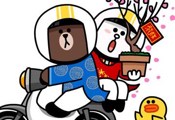 Stickers chúc Tết miễn phí của LINE gây sốt