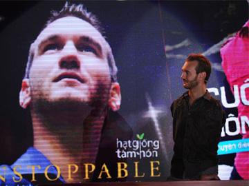 Nick Vujicic truyền lửa cho giới trẻ Việt