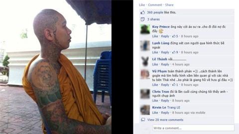 Nhà sư mang hình xăm