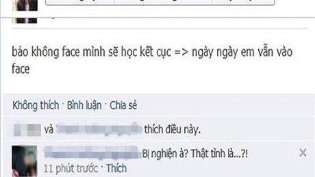Ảnh minh hoạ Facebook gây nghiện không kém gì chất kích thích.