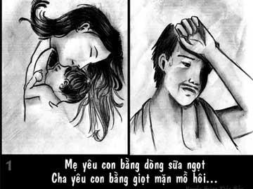 Rơi nước mắt với bộ ảnh tình cha của thầy giáo hot boy