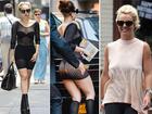 Lady Gaga mặc xuyên thấu, Britney Spears lộ ngực chảy xệ