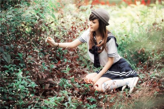 Thiếu nữ xinh đẹp như nhân vật truyện tranh Nhật