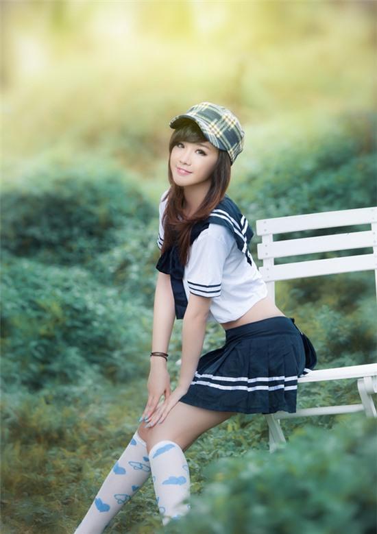Thiếu nữ xinh đẹp như nhân vật truyện tranh Nhật