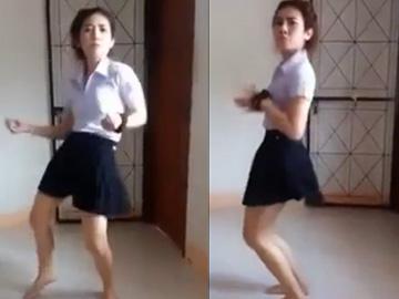Gái xinh gây sốc với clip nhảy uốn éo gợi tình
