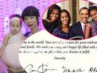 Con nuôi của Xuân Lan được Tổng Thống Obama chúc mừng sinh nhật
