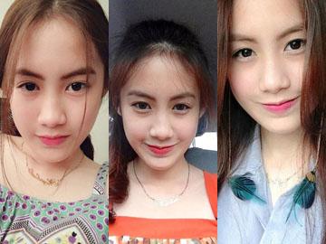 Nữ sinh Lào xinh như búp bê, gây sốt dân mạng