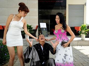 Cuống cà kê khi bồ đòi 'sống mái' với vợ