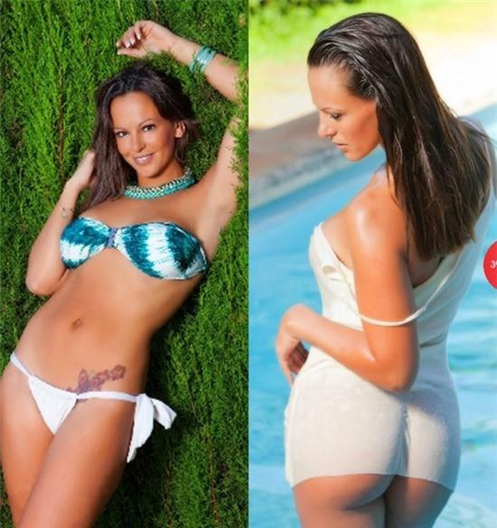 Bồ cũ Ronaldo lại khỏa thân trên bìa tạp chí 3