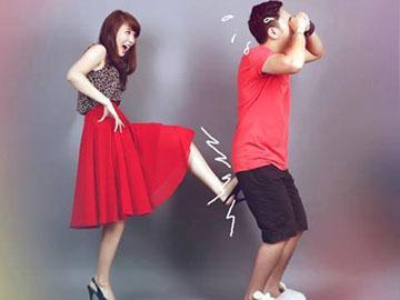 Ảnh cưới siêu quậy của đôi clip chế 'Ngày mai tôi lấy vợ'