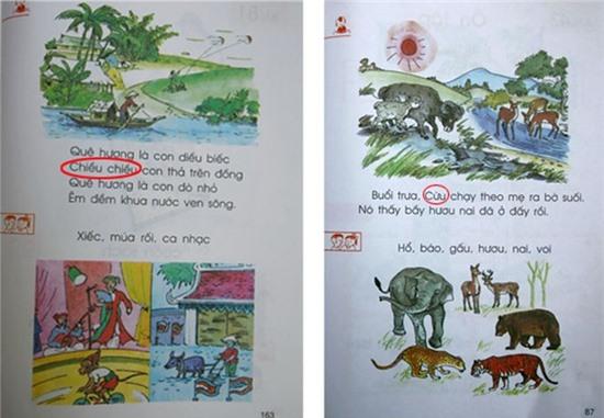 Lỗi chính tả khó hiểu trong sách Tiếng Việt lớp 1 1