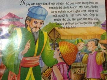 Aladin trong truyện tranh để tóc... đuôi sam