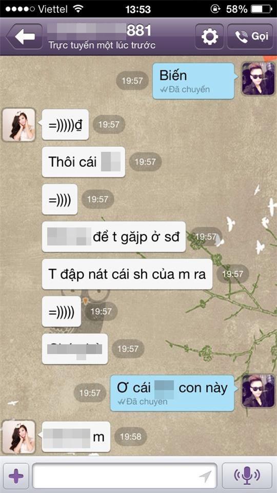 Người tự xưng là bạn trai cũ của 