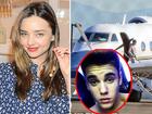 Miranda Kerr tươi rói đi mua sắm - Justin Bieber bị lục soát vì nghi có ma túy