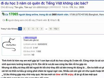 Giả vờ quên tiếng Việt – Vô ý hay thích thể hiện mình “Tây”?